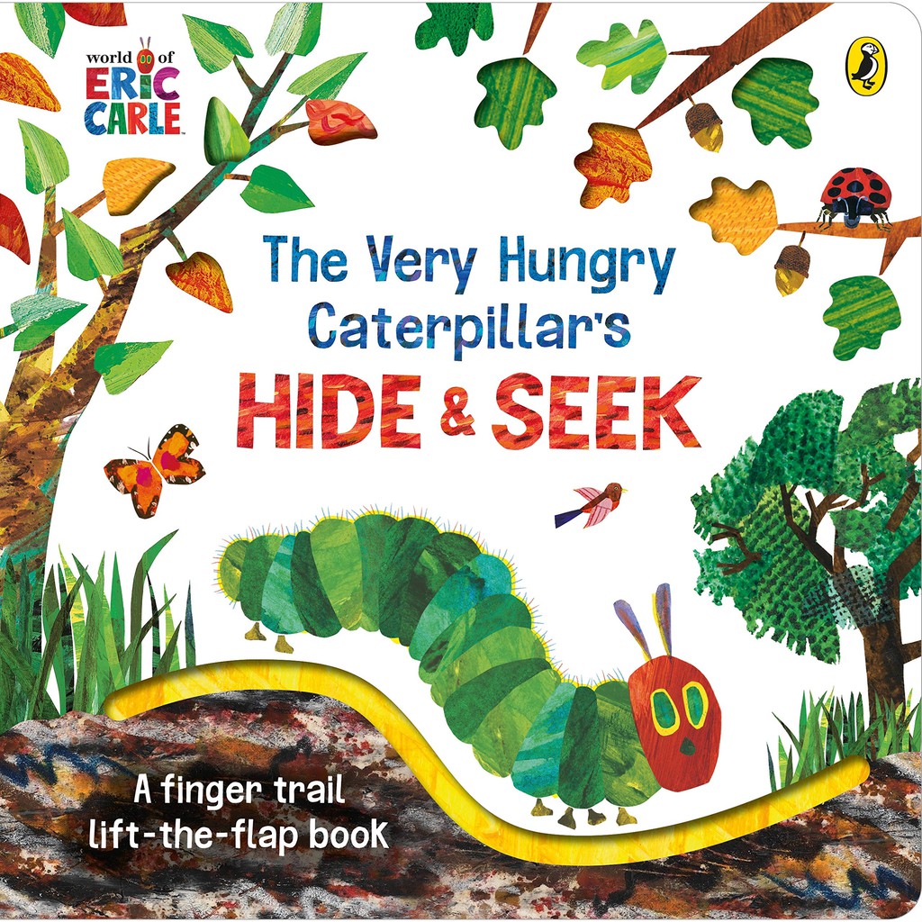 Very Hungry Caterpillar's Hide-and-seek -- Board bookหนังสือภาษาอังกฤษ พร้อมส่ง