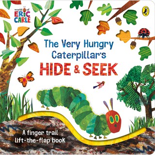 Very Hungry Caterpillars Hide-and-seek -- Board bookหนังสือภาษาอังกฤษ พร้อมส่ง