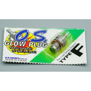 O.S. Glow Plug Type F   หัวเทียน โอเอสสำหรับเครื่อง 4 จังหวะ (ส่งจากประเทศไทย)