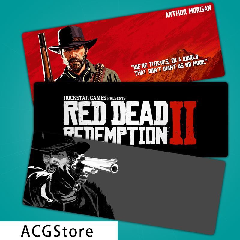 แผ่นรองเมาส์อุปกรณ์ต่อพ่วงเกม Red Dead Redemption 2 แป้นพิมพ์คอมพิวเตอร์