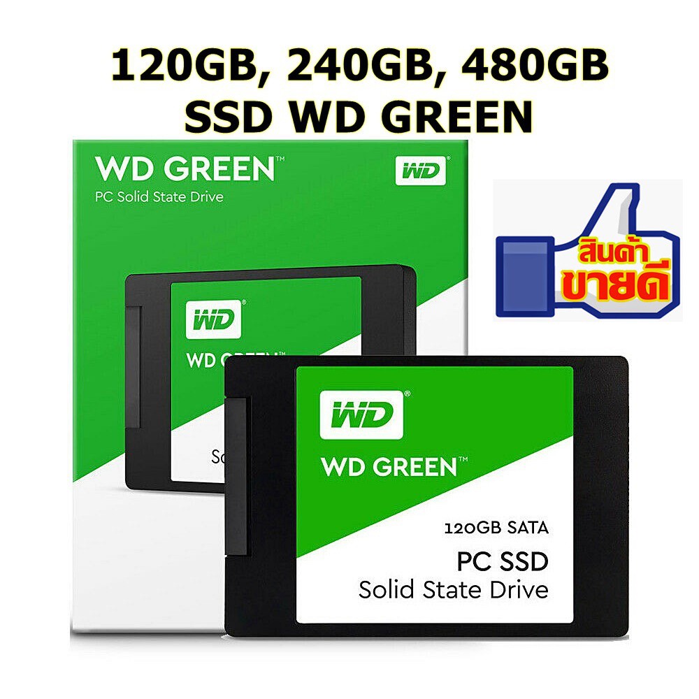 ️SSD WD ใหม่!!️120GB / 240GB / 480GB / 960GB /1TB SSD (เอสเอสดี) WD GREEN SATA III 6Gb/s Warranty 3 - Y #8