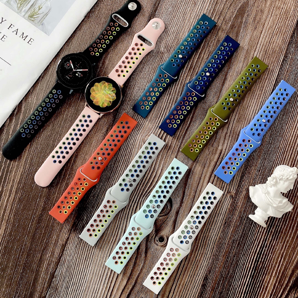 20 มม.22 มม.สายนาฬิกาซิลิโคนสําหรับ Huami Amazfit Bip6 Bip5 Bip3 Bip 3 5 6 Lite SU Pro