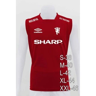 เสื้อแขนกุดแมนยู/Manchester United/ปีศาจแดง/เสื้อแนววินเทจ