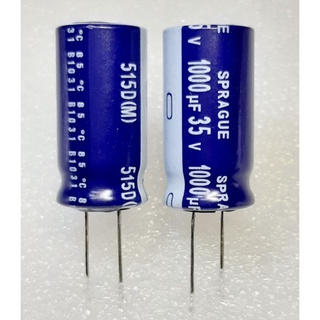 Sprague 515D 1000uf 35v 85° Capacitor ตัวเก็บประจุ คาปาซิเตอร์