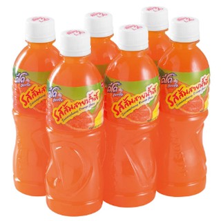 ดีโด้ น้ำส้มสายน้ำผึ้ง20% ขนาด 450ml ยกแพ็ค 6ขวด DEEDO ORANGE JUICE SAINAMPHEUNG