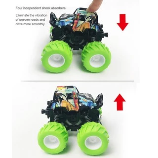 รถของเล่นเด็ก Monster Truck เร็วแรงทะลุสิ่งกีดขวาง สีสันสวยงาม