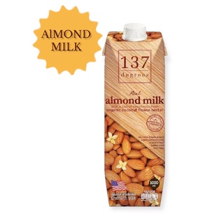 ALMOND MILK นมอัลมอนด์ 137 ดีกรีส์ สูตรดั้งเดิม ออริจินัล  อร่อย กลมกล่อม หอมมัน ขนาดบรรจุ 1000 มล.