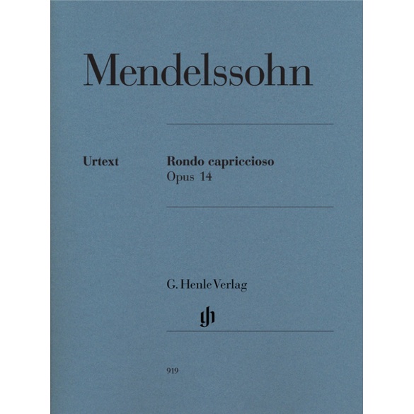 MENDELSSOHN BARTHOLDY Rondo capriccioso op. 14 (HN919)