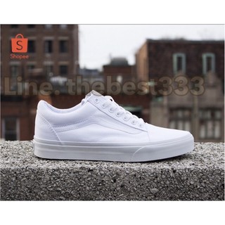 Vans True White ขาวล้วน แท้ ส่งฟรีEMS