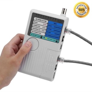 เครื่อง เทสต์สาย Lan ทดสอบสายแลน 4in1 Remote RJ11 RJ45 USB BNC Phone LAN Network Computer Cables Tester Mete