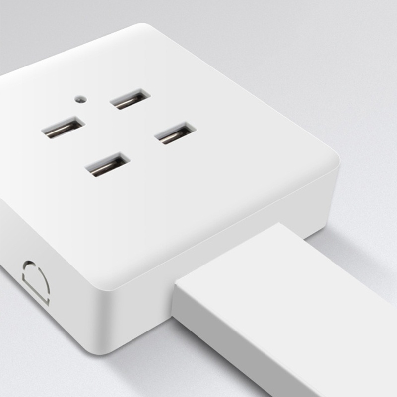 Fa USB Mounting Charger Power Adapter Plug Outlet Grounded Wall Socket 2 4 พอร์ต