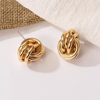 Lalaling - Golden Knot Earring