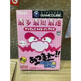 แผ่นแท้ [GC] [0008] Atsumare!! Made in Wario (DOL-P-GZWJ) WarioWare, Inc. Mega Party Game$! Gamecube Game cube