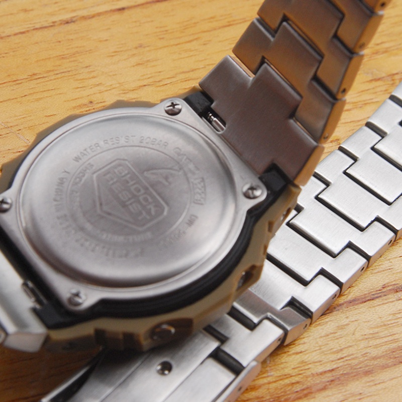 สายนาฬิกาข้อมือสแตนเลสสําหรับ Casio G-Shock Dw-5600 Dw5610 5600E 6900 Gwm5610