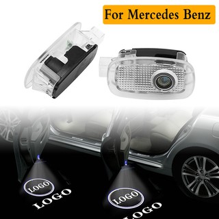 โลโก้ไฟ Welcome light สําหรับ Mercedes Benz W221 S Class AMG W169 W164 W204 W212 W245 W216 C204 C207 C197 R230