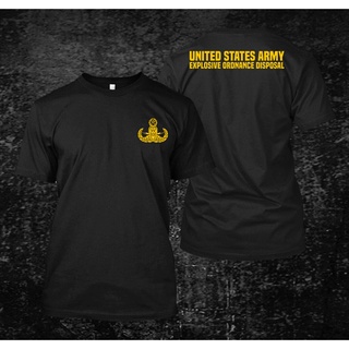 เสื้อยืดผู้ชาย เสื้อยืด พิมพ์ลายกราฟฟิคกองทัพ Us Army Eod สไตล์วินเทจ สําหรับผู้ชาย ของขวัญวันเกิด S-5XL