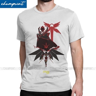 เสื้อยืดคอกลม แขนสั้น พิมพ์ลายอนิเมะ Lelouch of the Rebellion สําหรับผู้ชาย