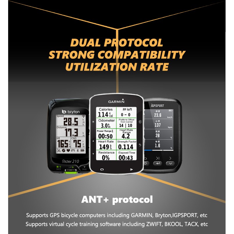 Magene S3+ เซ็นเซอร์ ความเร็ว/รอบขา Speed/Cadence Sensor เชื่อมต่อผ่าน Bluetooth/ANT+ [Zwift,Onelap,