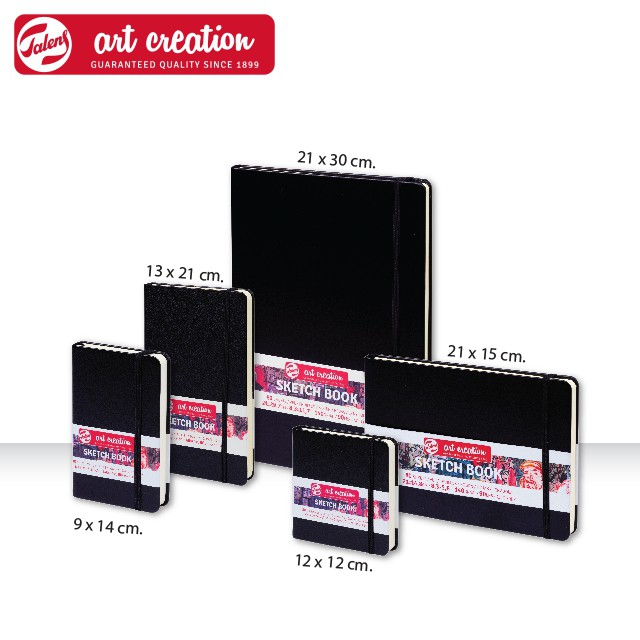 สมุดสเก็ตช์ สมุดโน๊ต ไม่มีเส้น ปกหนัง Art Creation 140g มีหลายขนาด หลายสี
