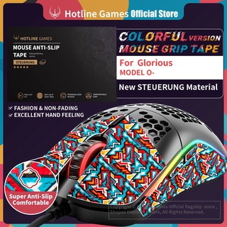 Hotline Games เทปพันเมาส์เล่นเกม กันลื่น หลากสี แบบมืออาชีพ สําหรับ Glorious Model O-