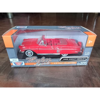 โมเดลรถ Chevrolet impala 1958 1:24