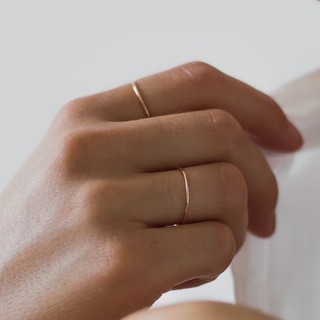 แหวนวงเรียบ minimal ring แหวนเงิน silver925