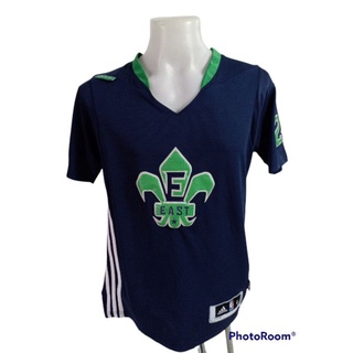 เสื้อยืดกีฬาเบสเก็ตบอล adidas NBA Taem EAST Size M-L มือ2