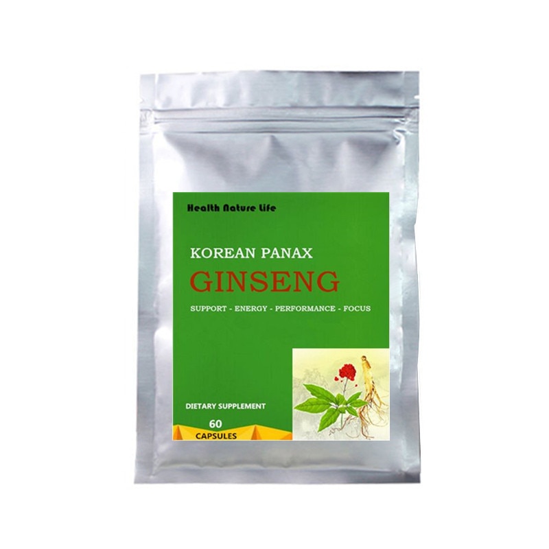Natural Korean Red Panax Ginseng - Extra Strength Root Extract Powder Supplement w/High Ginsenosides for Energy - Improv