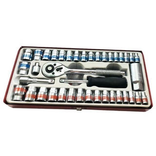 ชุดบล๊อก EURO KING TOOLS 40 PCS ขนาด 1/4"  และ 3/8"   DR SOCKET SET 40 ตัว