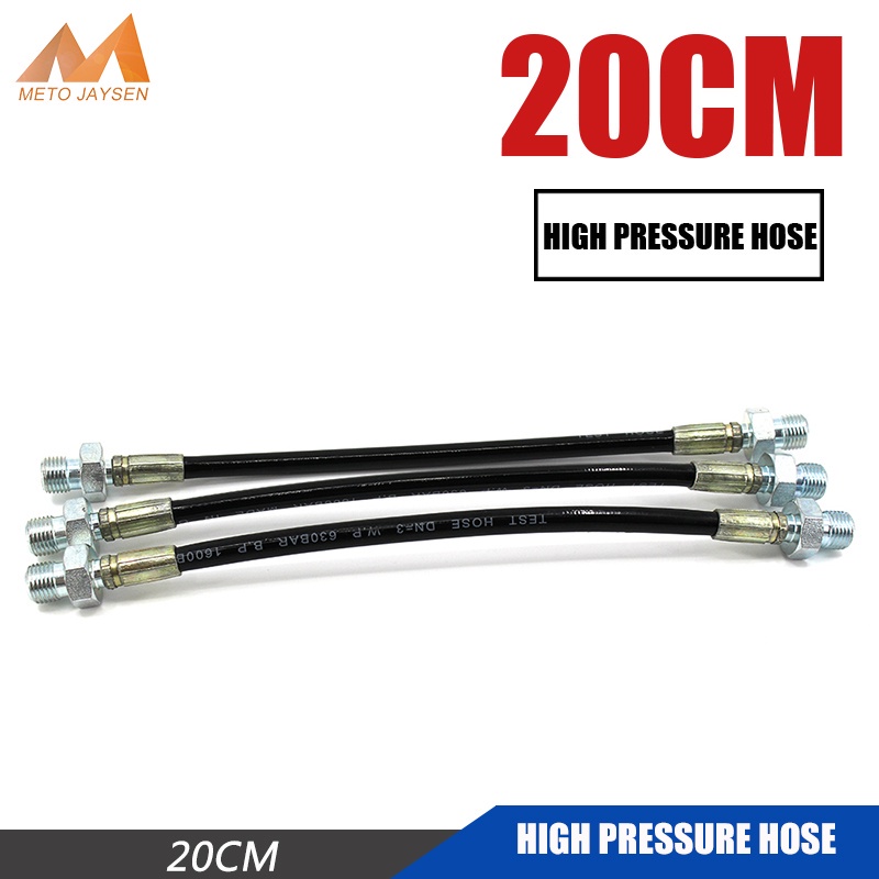 M10x1 ด้ายชาย PCP ท่อแรงดันสูง 20 ซม.50 ซม.100 ซม.นิวเมติกอุปกรณ์ Air Refilling ไนลอน Quick Couplers ปั๊มลม