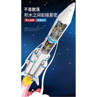 ProudNada Toys ของเล่นเด็ก ตัวต่อ ยานอวกาศ กระสวยอวกาศ (กล่องใหญ่สุดคุ้ม) S SEMBO BLOCK SPACE FLIGHT CASCI CH