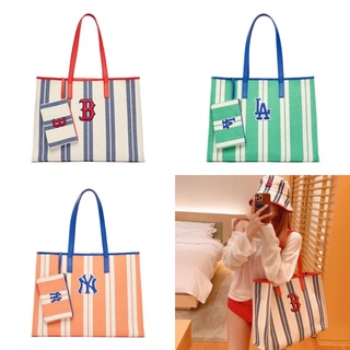 ของแท้💯กระเป๋าสะพาย MLB ETHNIC STRIPE TOTE BAG  พร้อมส่ง