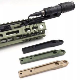 รางติดไฟฉาย M300/M600 สำหรับชุดหน้า M-lok  Arisaka scout mount style