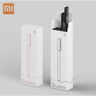 พร้อมส่ง ปากกาทำงาน 10Pcs เจล สีดำ 0.5 มม. Xiaomi Super Write  Pen