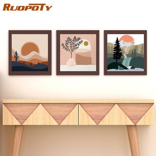 Ruopoty ภาพวาดสีอะคริลิคบนผ้าใบ ตามตัวเลข 20X20 ซม. สําหรับตกแต่งผนังบ้าน