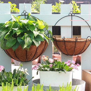 [AG]Flowerpot Anti-slip Super Breathable Anti-deformed Iron Structure Plant Holder Garden Decor