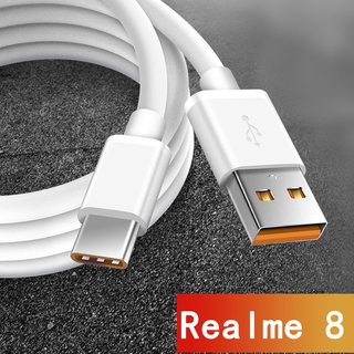 For Realme 8 สายชาร์จ Cable Data Line Super Fast Charge Charging Line Realme8 Connected to Computer USB