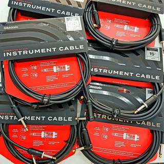 สายสัญญาณคุณภาพสูง DAddario AMERICAN STAGE INSTRUMENT CABLE หัวตรง-งอ (Assembled in USA.)