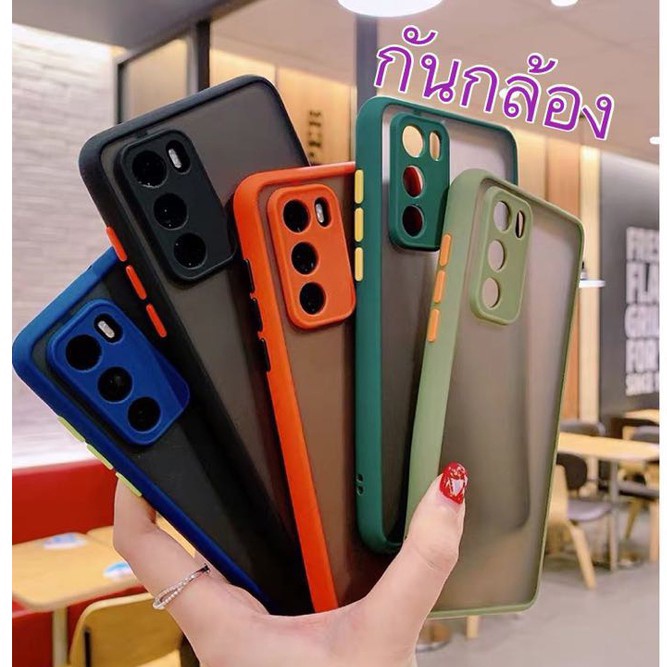 ( รุ่นล่าสุด) เคส vivo ขอบสีหลังด้าน ผิวด้านกันกระแทก กันกล้อง y30/y50 Y15A  Y15A V23e T1 5g T1X 4g