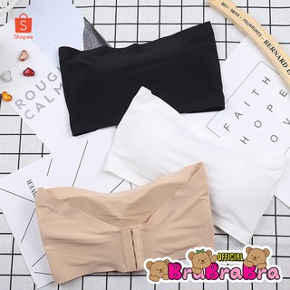 🧸💦𝑩𝒓𝒂𝑩𝒓𝒂𝑩𝒓𝒂⛱️🧸  #bra-013 New เกาะอกไร้ขอบ มีตะขอ ฟองน้ำถอดได้ บราเกาะอก