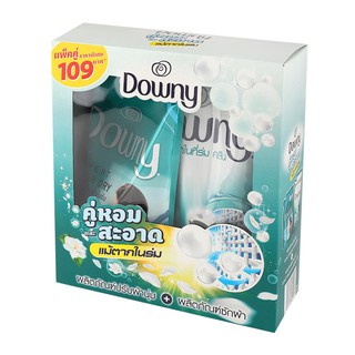 น้ำยาซักผ้า SET น้ำยาซักผ้า+น้ำยาปรับผ้านุ่มสำหรับตากผ้าในร่ม DOWNY อุปกรณ์ ผลิตภัณฑ์ซักรีด ของใช้ภายในบ้าน LIQUID LAUND