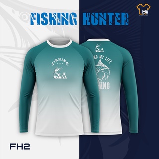 เสื้อแขนยาว FH2 เสื้อผ้าไมรโครใส่สบาย เสื้อตกปลา ทำกิจกรรมต่างๆ