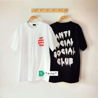 📌📌📌เสื้อยื้ด🔥anti social social club🔥(งานไทย)สกรีนหน้าหลัง 👉มีสีขาวสีดำ ใส่ได้ทั้งผู้ชายผู้หญิง👍มีไซส์ s m l XL