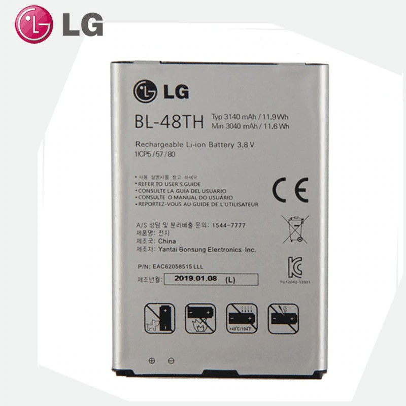 แบตเตอรี่ LG E940 โทรศัพท์สำหรับ LG E940 E977 F-240K F-240S Optimus G Pro E980 E985 E986 BL-48TH LG 