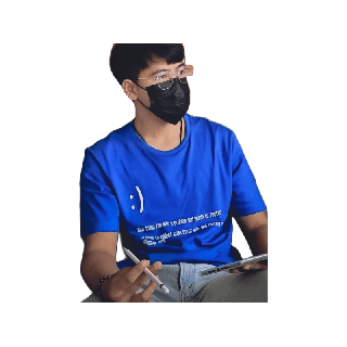 เสื้อยืดสไตล์ Computer Geek ลาย Yim Soo Error ผ้าคอตตอนพรีเมียม