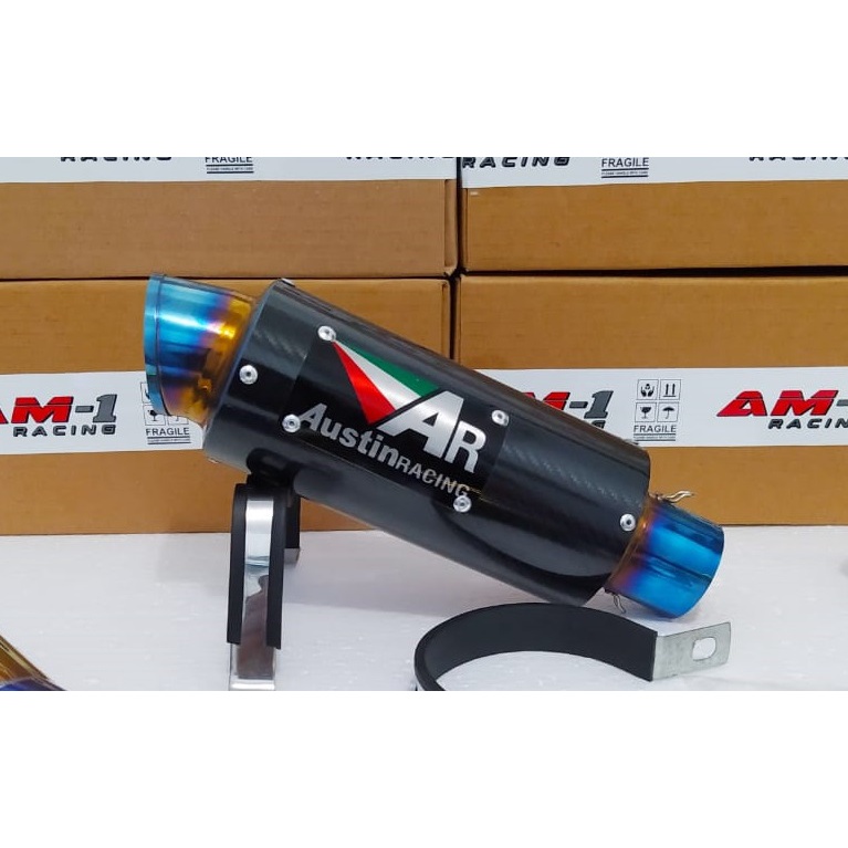 Tahulpot Exhaust Racing Slincer Selincer Selinser Silinser Slencer Slenser AR Austin Blue Carbon เท ่ านั ้ น