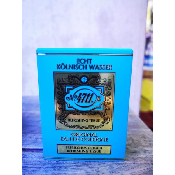 4711 กระดาษเย็น  Original Eau De Cologne Refreshing Tissue ผลิต 05/22