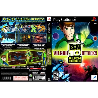 แผ่นเกมส์ PS2 Ben 10 Alien Force Vilgax Attacks   คุณภาพ ส่งไว (DVD)