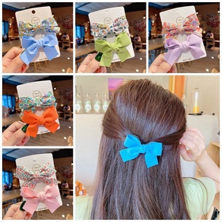 ✨พร้อมส่งจากไทย กิ๊บติดผมเด็ก โบว์ติดผมเด็ก กิ๊บโบว์  เป็นคู่ B-42
