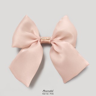 𝐌𝐈𝐍𝐈𝐌𝐀𝐋𝐈𝐒𝐓 hair tie (pink) กิ๊บโบติดผม